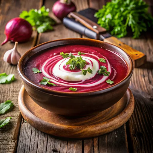 चुकंदर और बादाम का सूप